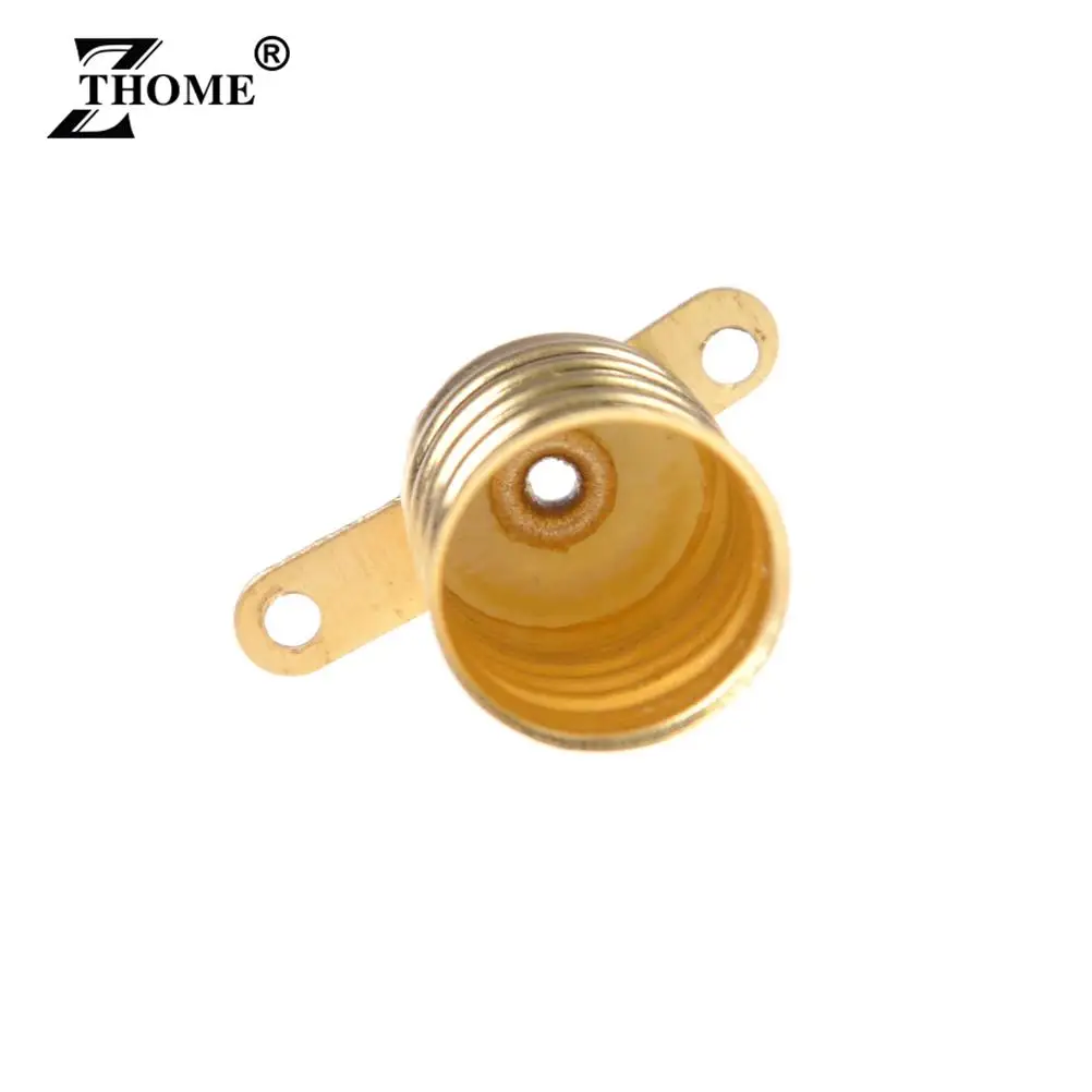 5/10pcs set E10 Straight Copper Light Bulb Screw Base PCB Socket Lamp Holder lamp holder,lamp bulb holder,lamp base