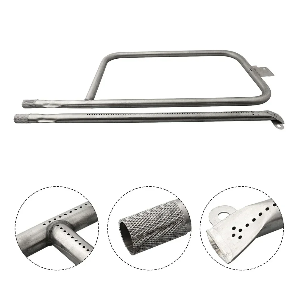 65032 56cm 304 Stainless Steel Tube Burner For Weber Q300 Q320 Q3000 Q3200 Grill Grilling Accessories Barbacoa Accesorios grill burner tubes