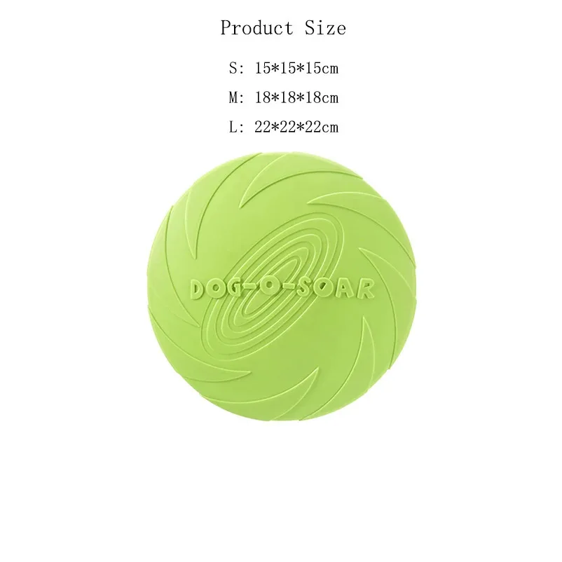 Pet Dog Flying Disk Toy Flying Saucer Puppy Interactive Training Floatable Water Pet Outdoor Training Supplies Throwing Type Toy 2