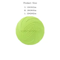 Pet Dog Flying Disk Toy Flying Saucer Puppy Interactive Training Floatable Water Pet Outdoor Training Supplies Throwing Type Toy 2