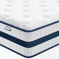 Maxzzz 10-12'' Twin/King/Queen Size Mattress, Bed with Gel Memory Foam & Individually Pocket Coils for Pressure Relief & Support 2