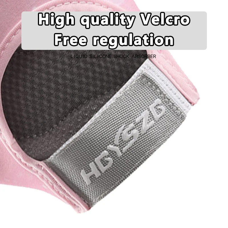 1Pair Workout Gloves Men Women Gym Lifting Fitness Climbing Exercises Work Out Wrist Belt Shock Absorb Foam Pad Palm Crossfit 3