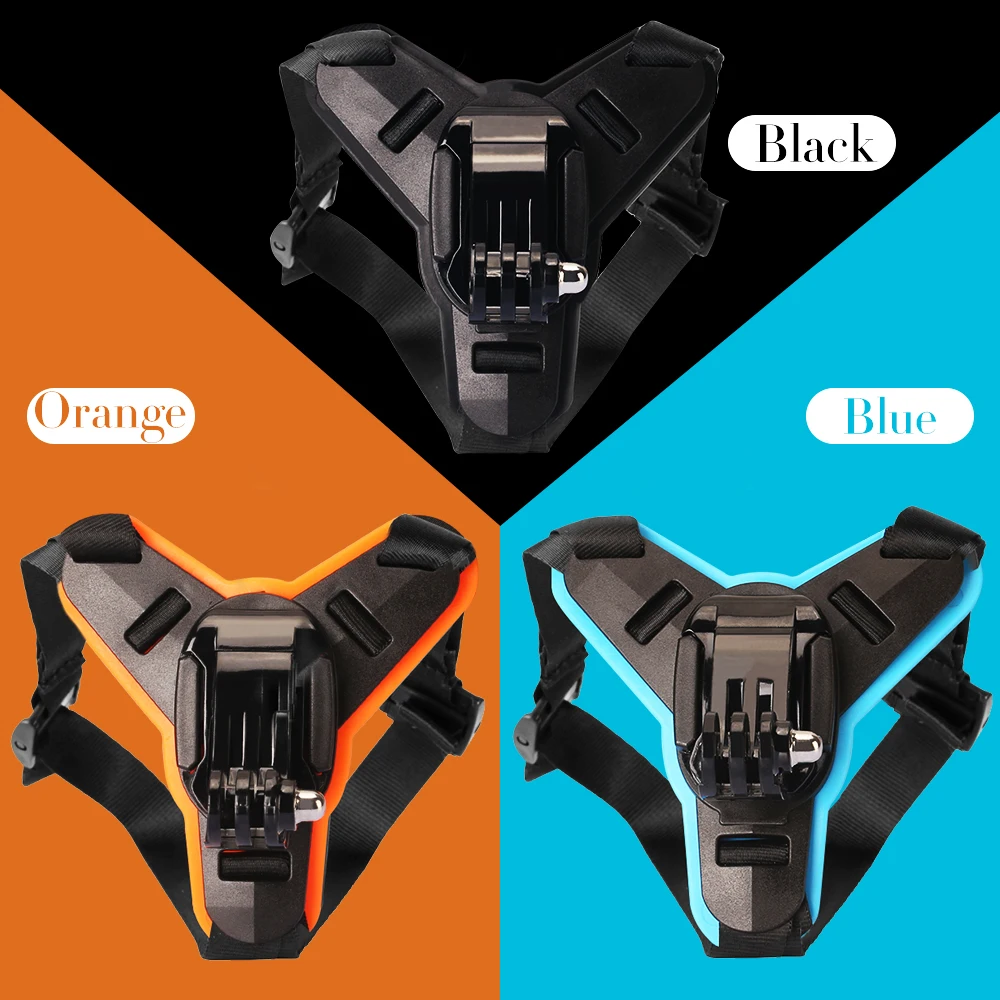 Achetez le support de menton pour casque de moto DuoDton compatible GoPro Hero 11 10 9 8 7 6, angle latéral