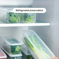 Boîtes de conservation des aliments frais pour réfrigérateur, boîtes de conservation des aliments frais pour légumes et fruits, boîte de rangement transparente scellée 5