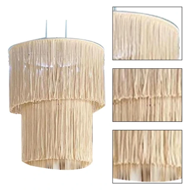 Jute String Chandelier Lamp Shade - Available in Three Sizes - Lux Lamp  Shades