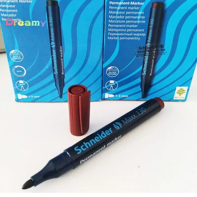 Geemarker Brown Permanent Marker, Oily Marking Pen Coloring Pen