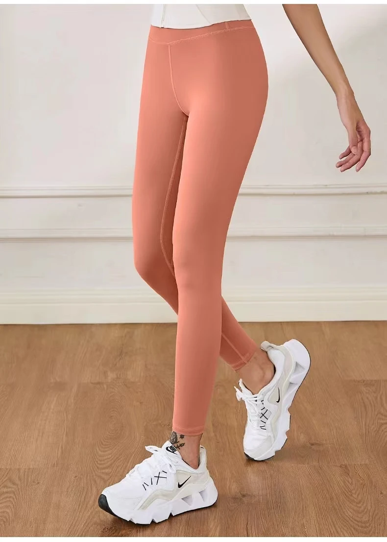 

Nude yoga pants for women, peach hips, waist, hip lifting, exercise fitness pants, abdominal tight-fitting yoga pants for women