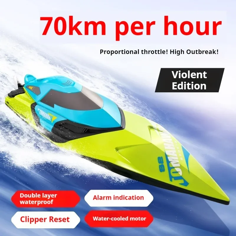cool stuff gift box:50cm large high-speed rc boat,70km/h remote control boat,high-horsepower rc speed boat,rc jet boat kids toys 2