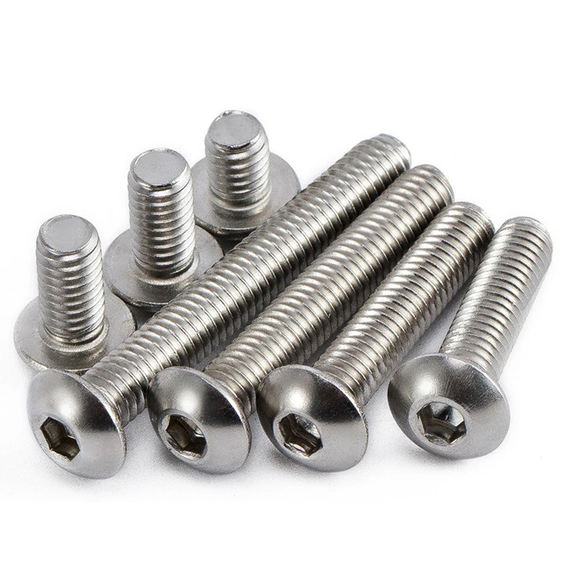 PATIKIL #10-24x5/8" UNF Esagonale Spina Bottone Testa Viti