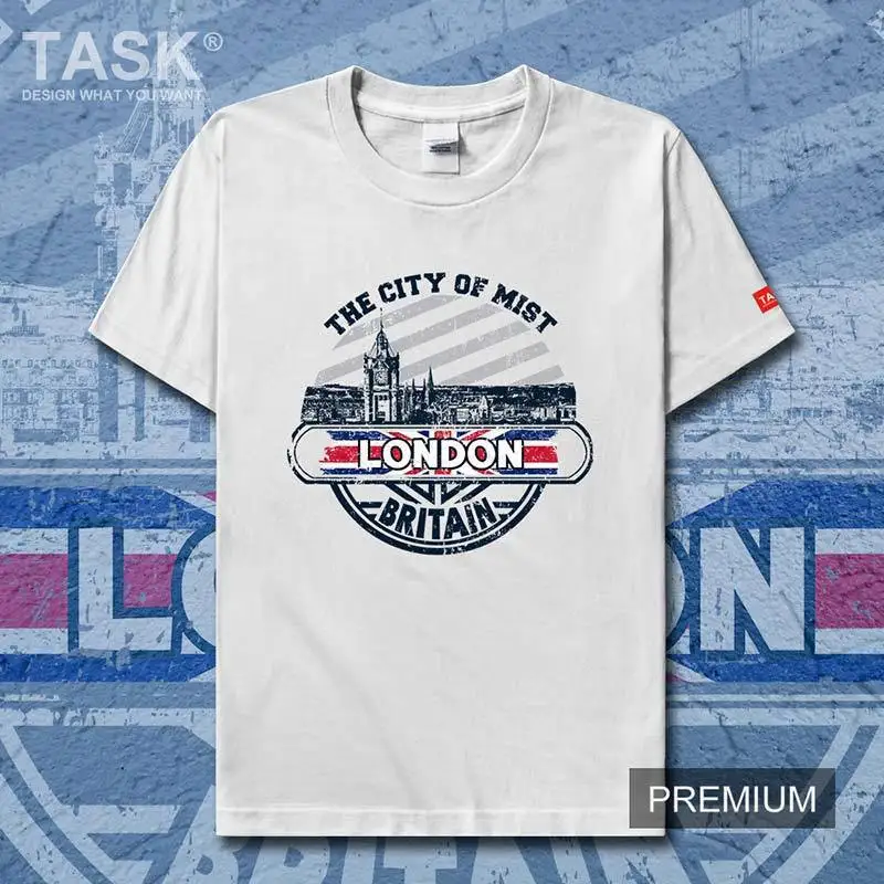 London Big Ben architectural landmark Men's short-sleeved T-shirt Adults Kids T Shirt Tops Street vintage Cotton Tee men t shirts children tshirts children tops