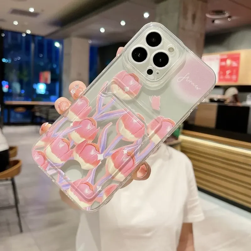 Astronauts Card Holder Phone Case Cover