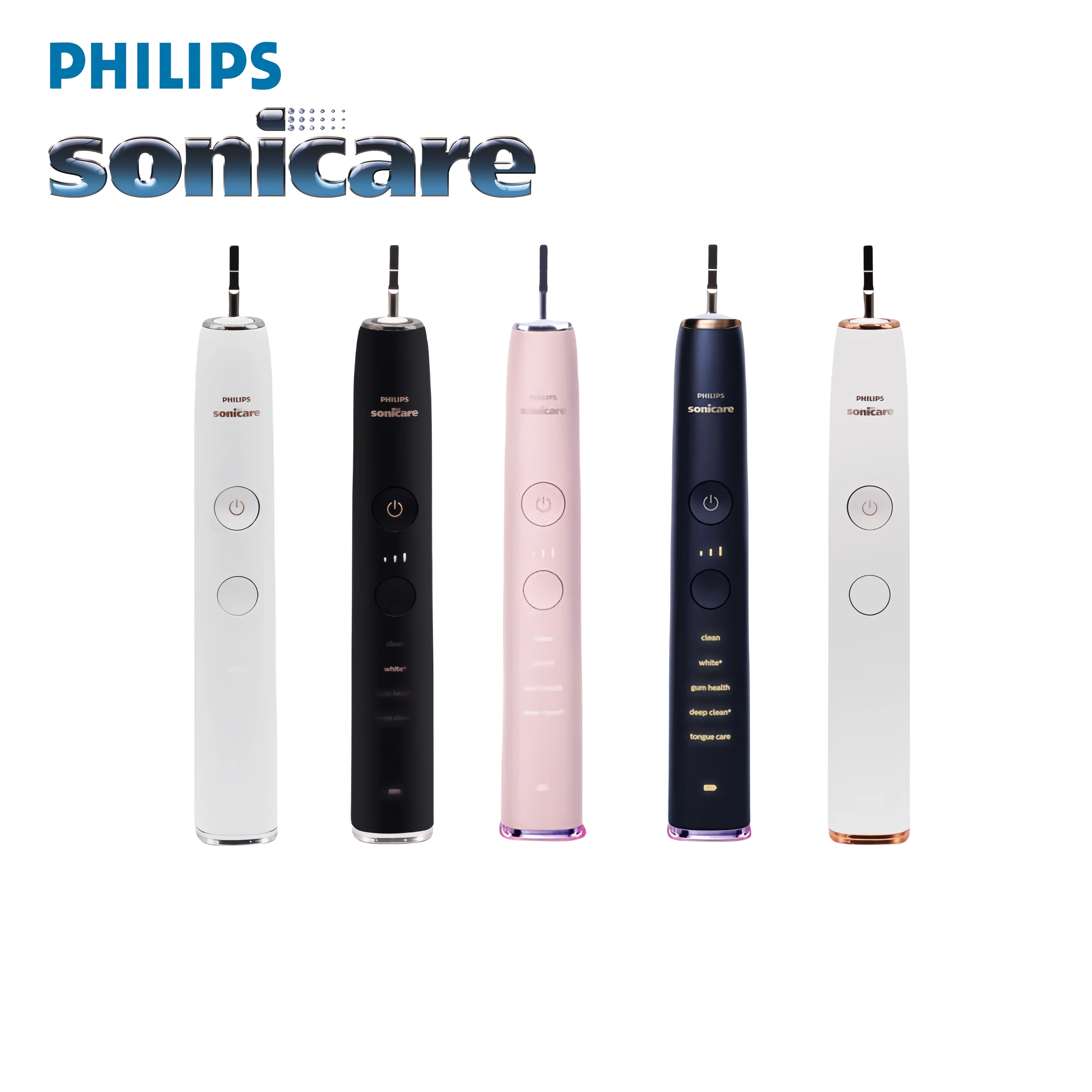 

Philips Sonicare DiamondClean HX9903 перезаряжаемая электрическая зубная щетка Philips сменные головки G3 взрослая черная Бесплатная доставка