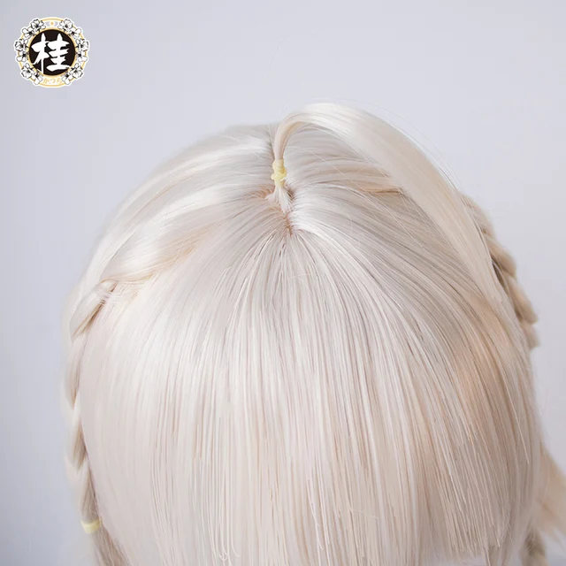 UWOWO Alter Jeanne d Arc Joan of Arc Wig Fate Grand Order Hair 100 CM Sliver