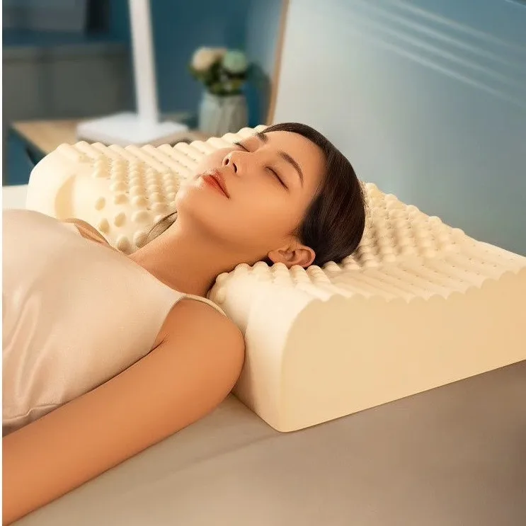 가정용 목 보호용 라텍스 베개, 어린이용 천연 라텍스 베개, 하이 코어 베개, 비 붕괴 라텍스 베개