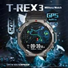 2025 Adult Military T Rex 3 GPS Smart watch 5ATM Waterproof 500mAh Battery Dual-band GNSS Outdoor Fitness 170+ Sport Watches Men
