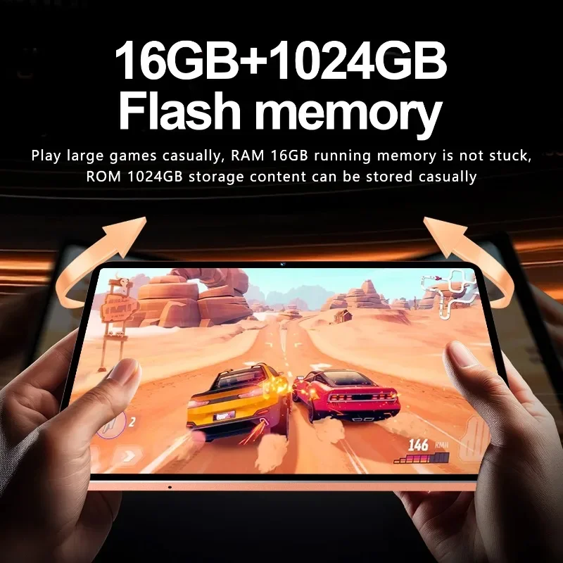 New iPad 17 Pro Max 11.6-inch Tablet Dual SIM 24GB 2TB MTK G99 Android16 4K HD 5G Dual Card Video call WIFI MI Global Version PC