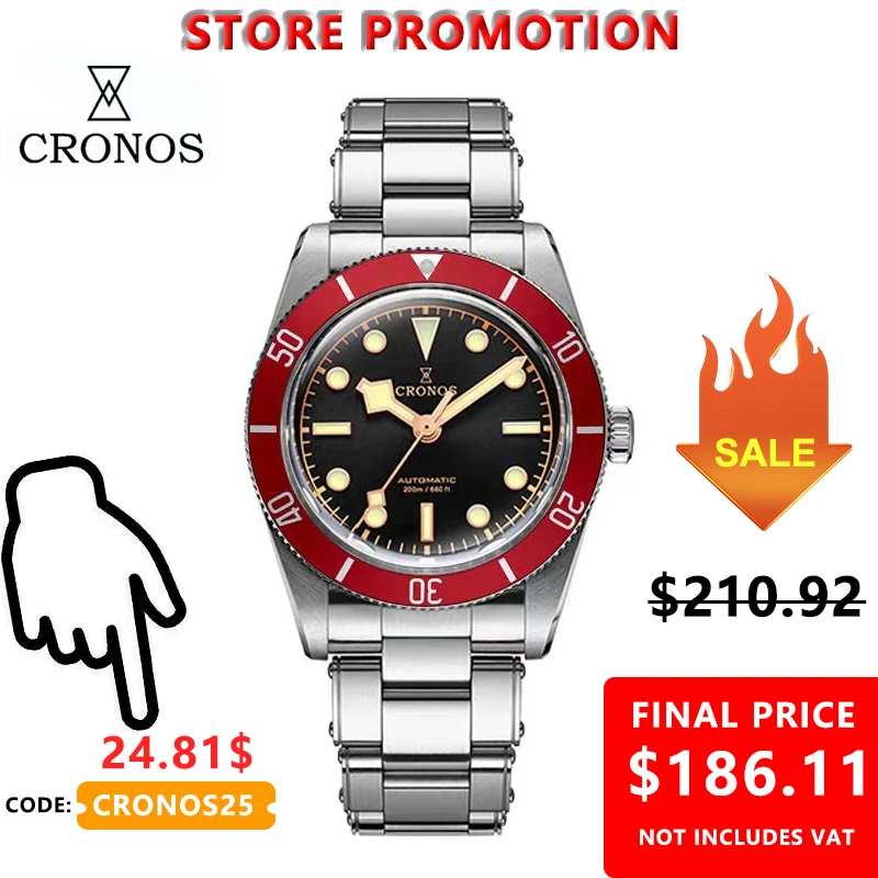 Cronos Dive Watch 37Mm Bb54 Pt5000 Movimento Automatico Orologi Da Uomo Luxury Fashion Sapphire Waterproof 20 Bar Orologi Da Polso L6024