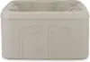 4 Person Plug and Play Hot Tub and Outdoor Spa with 13 Jets Black Cover Digital Control Panel Powerful 1.0HP Pump Beige 5