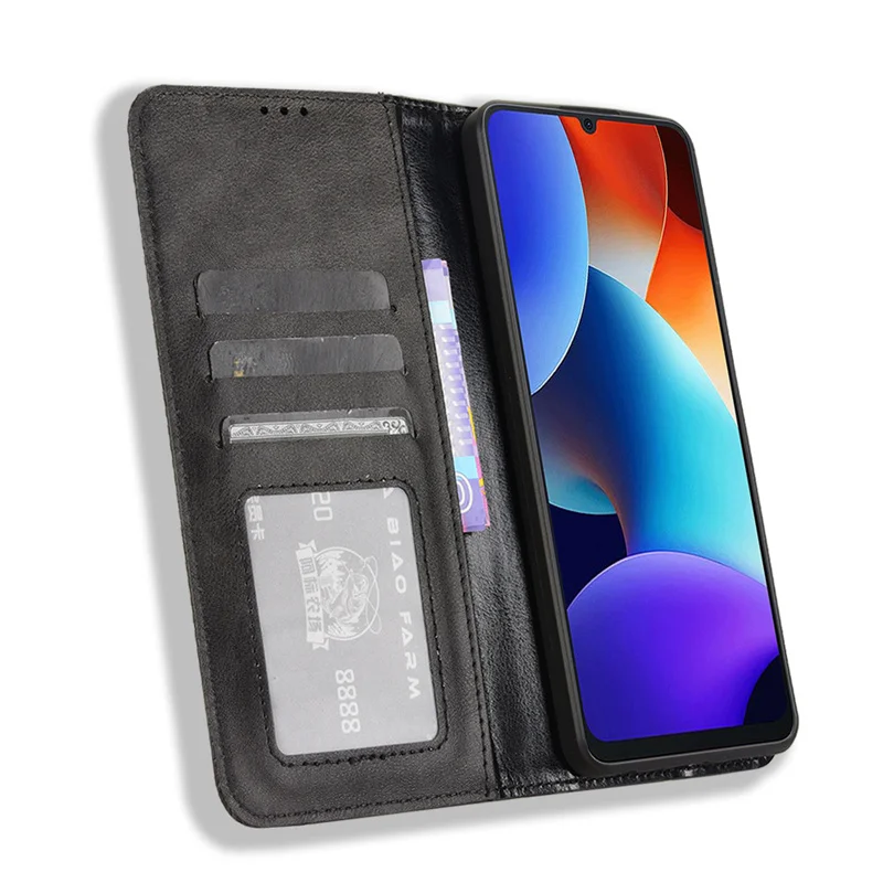 프리미엄 가죽 지갑 가죽 플립 케이스, Blackview Oscal 모던 8 휴대폰 케이스, Blackview Color 8 케이스, 6.75 인치