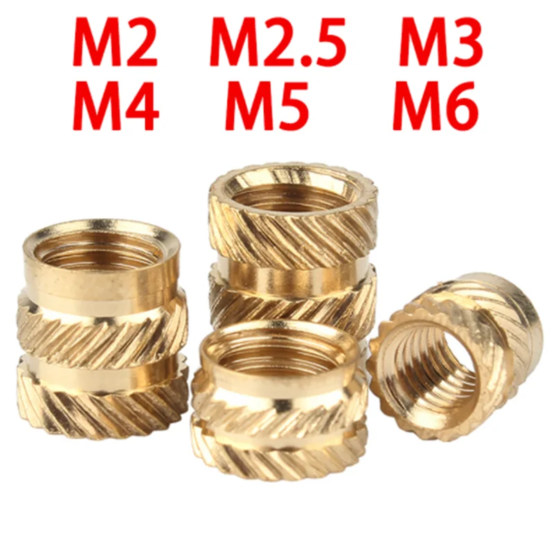 

M2 M2.5 M3 M4 M5 M6 Double Twill Copper Copper Insert Copper Flower Hot Melt Injection Copper Insert