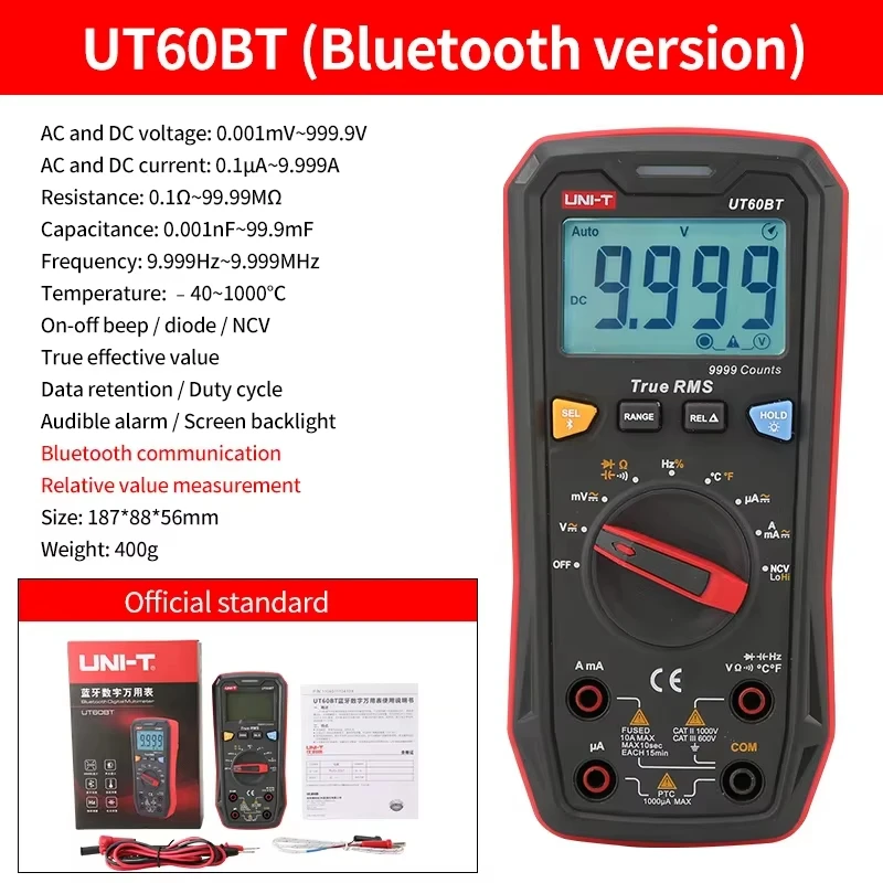 Multimetre dijital UNI-T UT89XD - Profesyonel bir ölçüm aracı