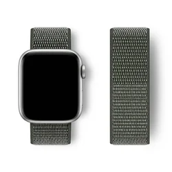 High-Performance Nylon Loop Strap for Smartwatch (Dark olive 8)