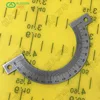 Outer Diameter 76mm Thickness 1mm 180 Degree Semi-Circular Dial With Positioning Hole Angle Plate Stainless Steel Angle Plate 3