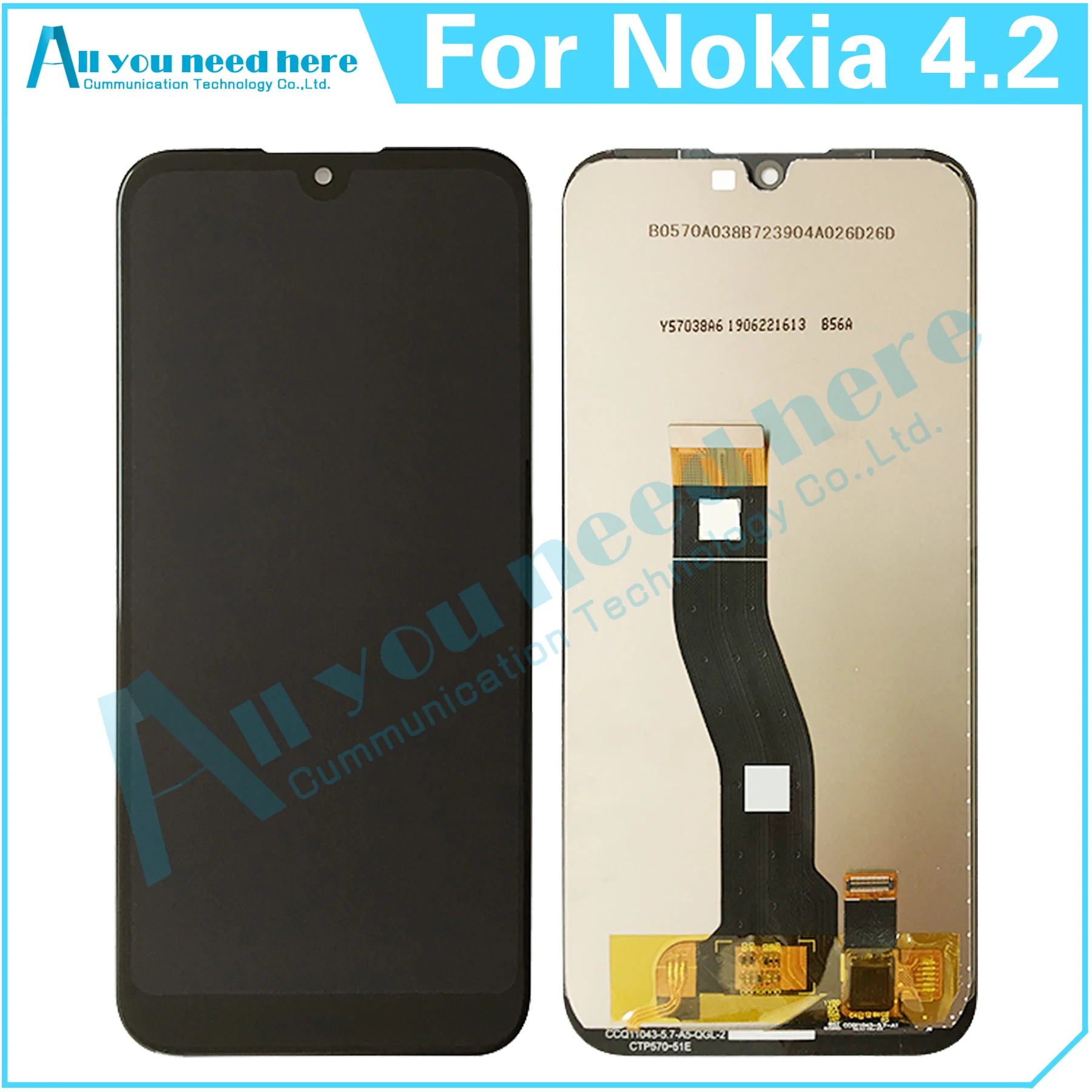 

Screen For Nokia 4.2 TA-1184 TA-1133 TA-1149 TA-1150 TA-1157 TA-1152 LCD Display Touch Screen Digitizer Assembly Replacement