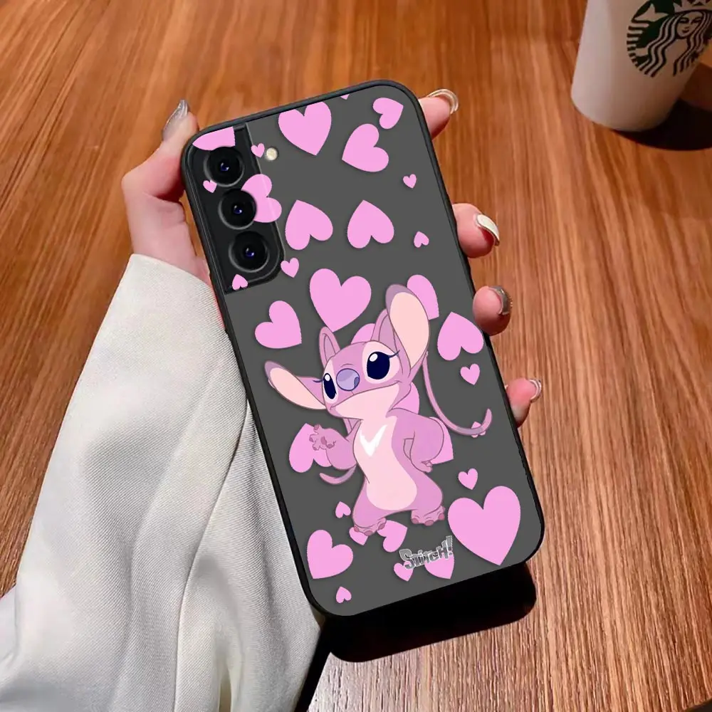 thumbnail image 1 of Matte Case for Samsung Galaxy S23 S22 S21 S20 S10 4G S9 S8 Plus ULTRA 5G LITE Case Funda Coque Shell Lilo & Stitch Cartoon Anime, 1 of 5