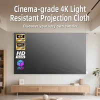 Velec Portable Projector Screen Simple Anti-Light 80/120 Inches Projection Screens For Home Outdoor Office Projector Accessories - Image 2