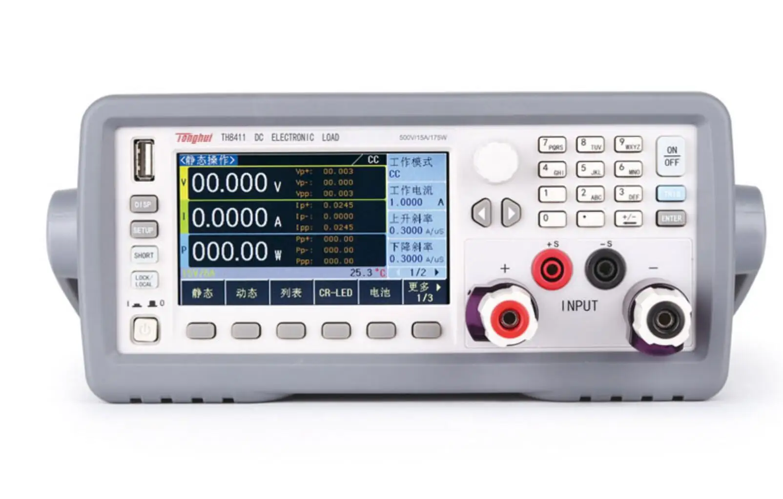 TH8412/TH8402/TH8402A/TH8401/TH8411 Programmable DC electronic load 350W/175W