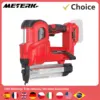 Cordless Electric Nail Gun with 400pcs Nail Woodworking Straight/N-shape Nails Universal Nailing Machine For Makita Battery Tool 1