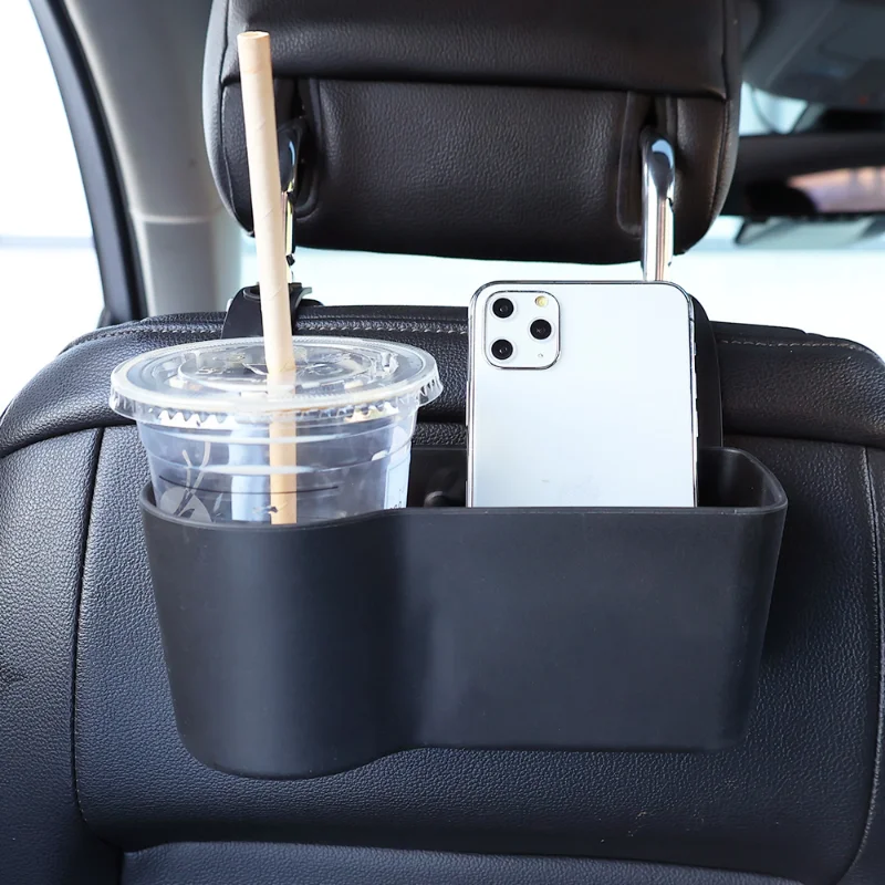 

Car 3-in-1 Storage Box Mobile Phone Holders Seat Gap Water Drink Cup Holder Cars Back Seat Hanging Garbage Can Car Organizer