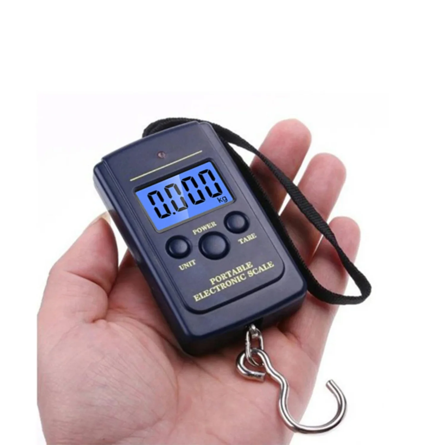 Portable 40Kg 10g Hanging Scale Digital Scale BackLight Electronic Fishing Travel Pocket Luggage Scales Weights Tool