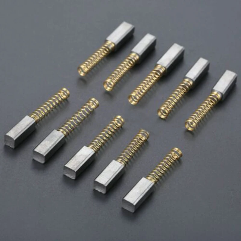50Pcs 탄소 모터 브러쉬 흑연 및 구리 와이어 가정용 재봉틀 부품 부착 액세서리