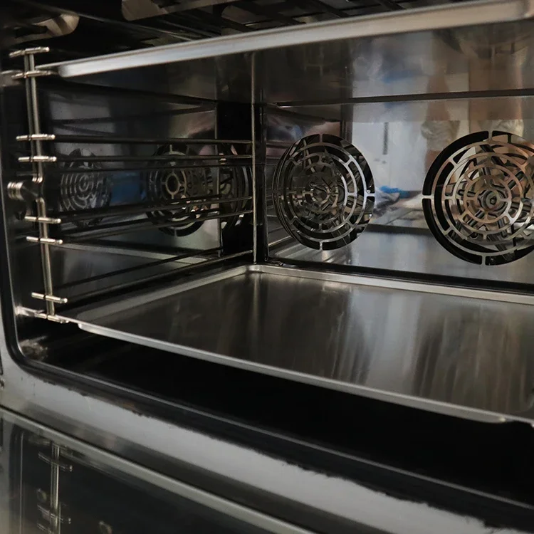 Hot Selling Electric Counter Top 4 Trays Hot Air Convection Oven Pizza Bread Baking Oven For Restaurant & Home Kitchen 6