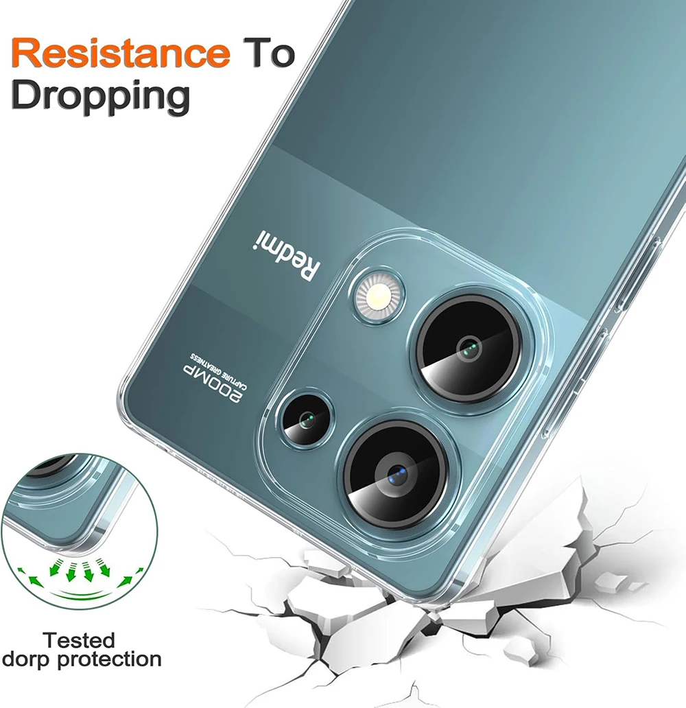 Ultra Thin Transparent Silicone Shockproof Phone Case