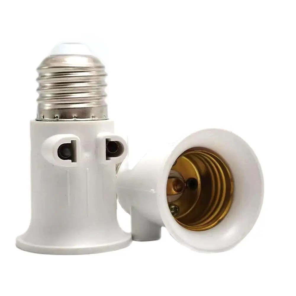European EU to E27 LED Bulb Adapter 1pcs lamp bulb holder lamp holder lamp base socket converter led lamp base lamp socket adapter