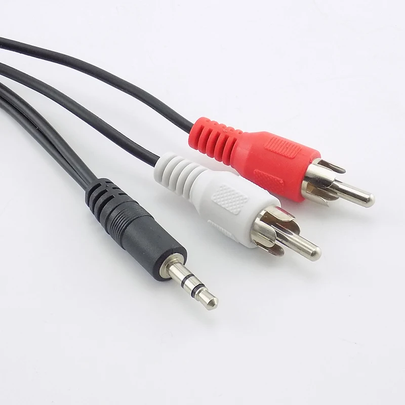  Ŀ ׷ -2 RCA Ŀ AV  ̺, Ʈ TV DVD MP3/MP4 ͽټ ڵ ȯ , 1M 3.5mm