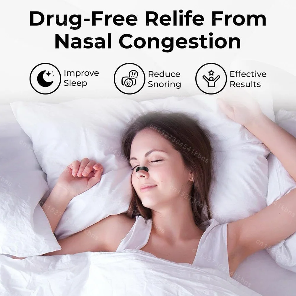 10/50/100Pcs Nasal Strips Portable Breathing Nose Strips Easier Breath Improve Sleep Right Way Stop Snoring Sleeping Aid Device 2