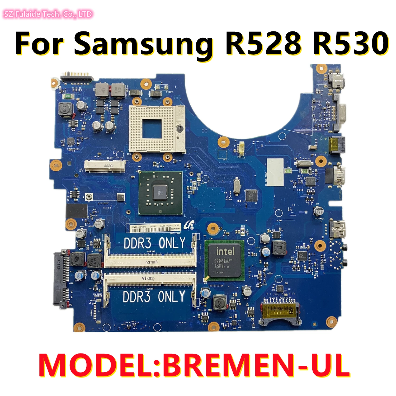 

Для Samsung R528 R530, материнская плата для ноутбука, BA92-06338A BA41-01225A, модель BA92-06336A: