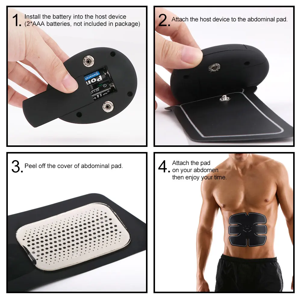Wireless EMS Trainer abs Muscle Stimulator Myostimulator Body Fitness Electric Weight Loss Body Slimming Massager Belt Slim muscle stimulator