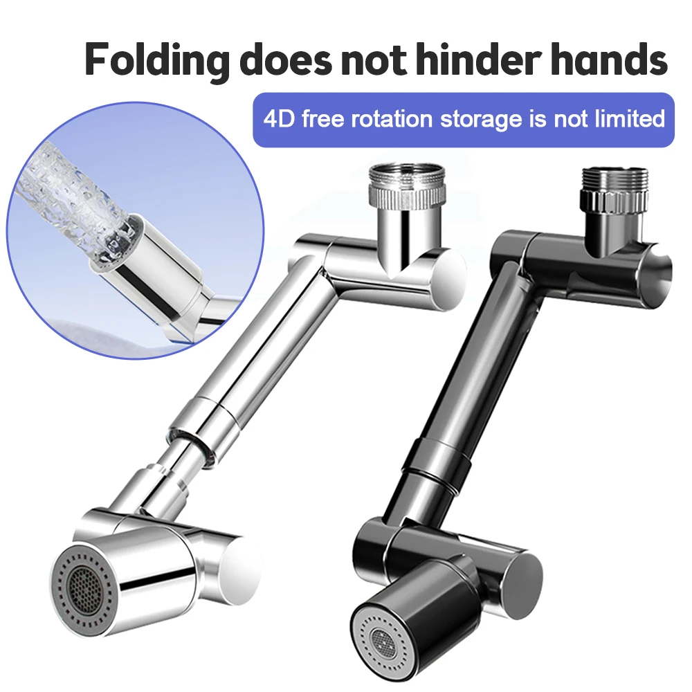 Universale 1440 ° Ruota Rubinetto Aeratore Extender Filtro Splash Rubinetti Bubbler Ugello 1080 ° 360 ° Spruzzatore Per Cucina Bagno