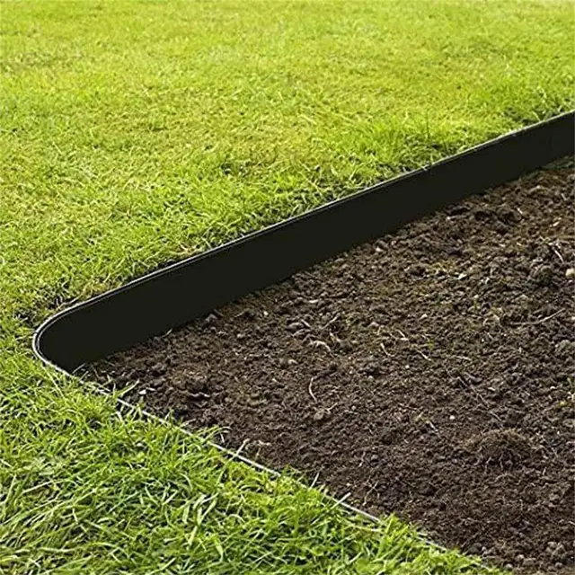 Tájkép Szegély Szegélyű Szegény Kerítés Öv Határ Menti Kerti Gyep Kő Elszigetelő Út Növényi Kiegészítők Rugalmas Tábla - Image 2