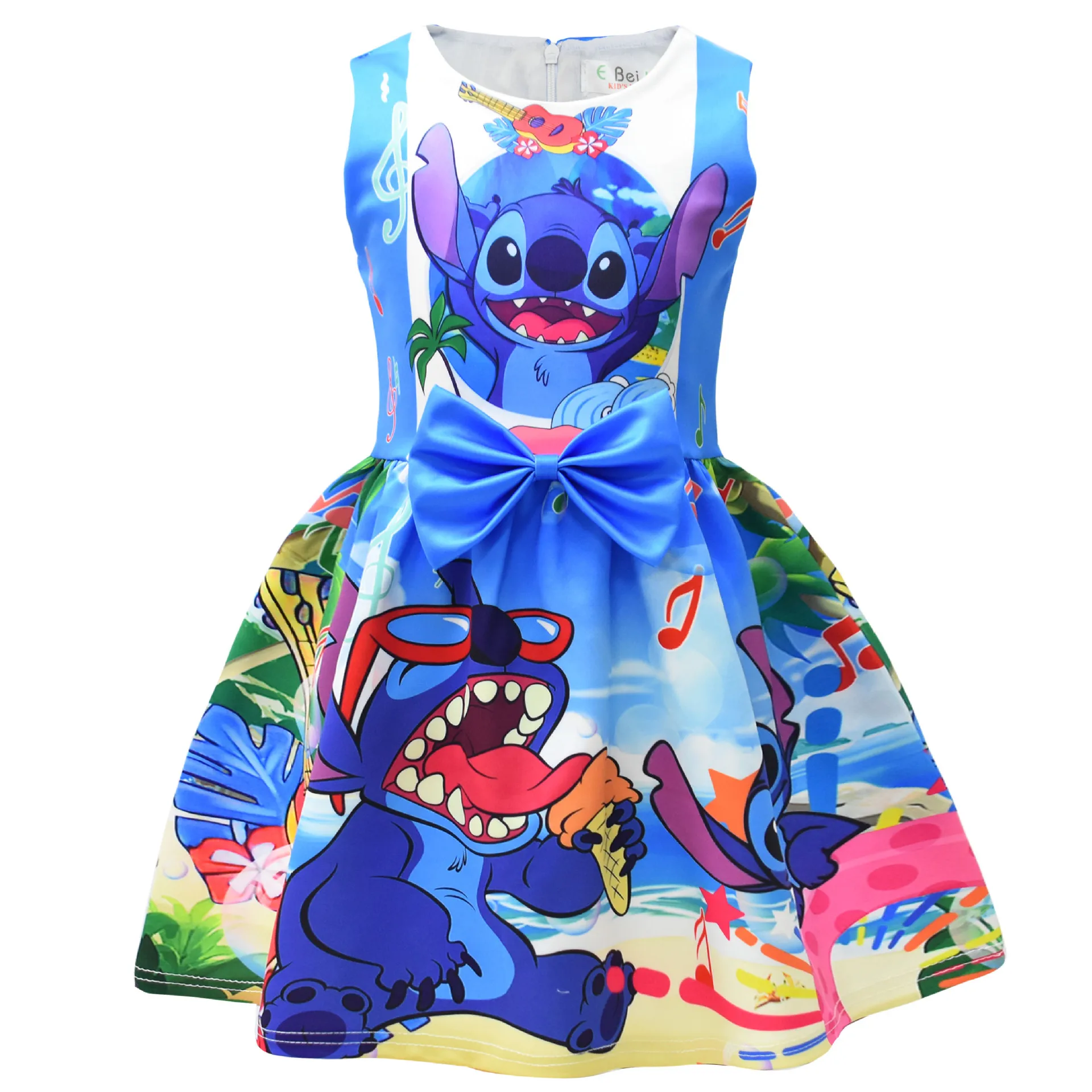 Lilo & Stitch-Disfraz de Disney para niñas, ropa nueva para Cosplay,  Halloween, fiesta de cumpleaños, vestido con estampado de dibujos animados  para niños, 2023 - AliExpress