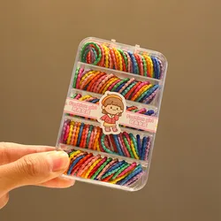 Colorful High - Elasticity Mini Hair Ties - 150 PCS, Gentle Nylon Spirals (W6512p - 2)