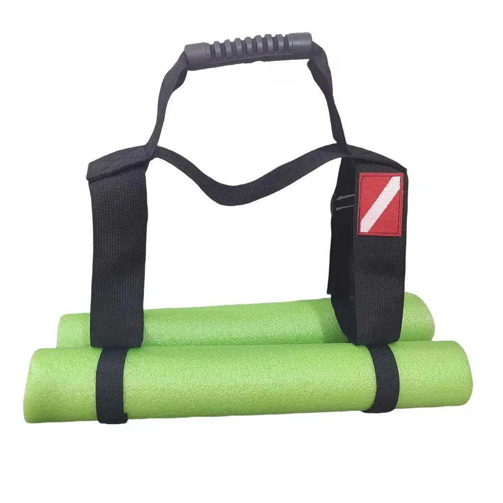 Professional Diving Tank Carrier Strap Holder with Bumper for Scuba Diving Anti-Rolling Cylinder Transporter for 9L