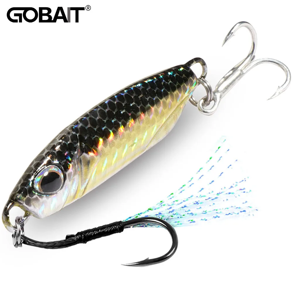 Metall Jig Angeln Locken 10g 20g 30g 40g Shore Casting Swimbait VIB Löffel Angelhaken Spinner LAKE ozean Tackle Pesca Künstliche Köder