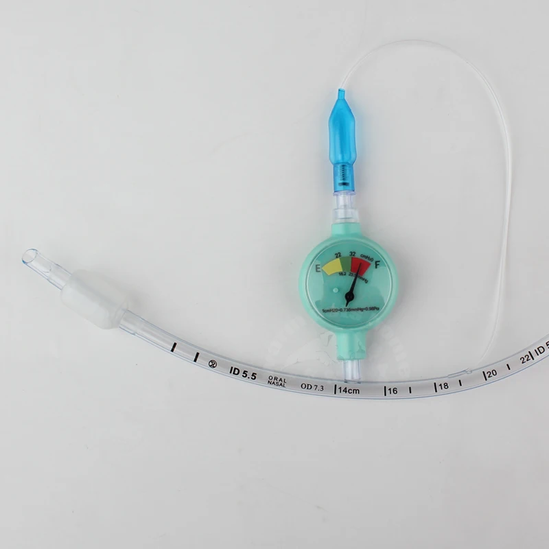 Tracheal Intubation Balloon Pressure Gauge Saturation Detection Device for Veterinary Hospital