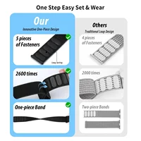 Bracelet en Nylon pour Bracelet de montre Apple Ultra 3 2 49mm 46mm 45mm 41mm 44mm 42mm 40mm 38mm, pour iWatch série 11 10 9 8 7 6 5 4 2